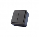 Jungiklis VILMA SL+250, 2 klav., antracito spalvos