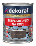 Dekoral, emalis antikorozinis | 0.65 ltr. vidutini&scaron;kai .rudas (braz.sredn.) RAL 8016