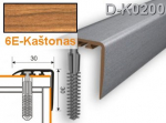 Profilis laiptams PVC Myck, 30 x 30 mm | ka&scaron;tonas, 2 m