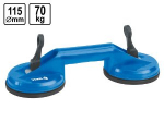 Rankena stiklui ne&scaron;ti 2 laikikliai plasmasiniai Vorel | d-115mm, 70kg. (Tik neprofesionaliam naudojimui)