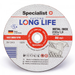 Specialist+ SPECIALIST+ metalo pj.diskas LONG LIFE, 230x1.9x22 mm