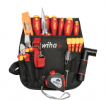 Wiha Įrankių komplektas elektrikams mi&scaron;rus, 18 vnt., krep&scaron;ys diržui