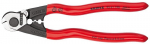 Žnyplės kabeliams ir trosui &Oslash; 6 mm, 10 mm&sup2;, spyruoklė, Knipex