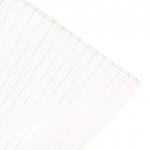 Kanalinis polikarbonatas Opal 10 mm (baltas) - 1,05 m - 4 m