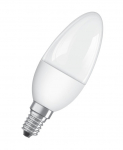 LED lemputė Osram, B35, 5W, E14, 827, 470lm, dim, mat