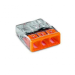Laidų jungė Wago 2273-203/100,3 x 0,5-2,5 mm&sup2;,450V, 100vnt.