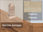 Grindjuostė termoplasto Vox, (04) klevas | Kampas SMART FLEX / IZZI, i&scaron;orinis