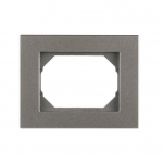 Vienvietis rėmelis VILMA XP500, metalo spalvos