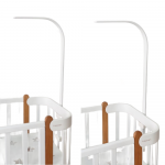 Baldakimo Ir Žaislų Laikiklis Lovelei Ingvart Nika, 82х35х2,5 cm, Baltas