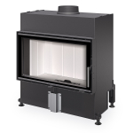 Plieninis židinio ugniakuras Romotop HEAT H4X 04, 80.50, &scaron;viesi pakura IGN