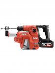 DCK Akumuliatorinis be&scaron;epetėlinis perforatorius su nusiurbimu SDS+, 2,6J , 20V, KRHDE20V-26R2KIT, DCK (2x8,0Ah akumuliatorius, įkroviklis)