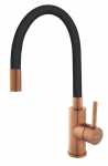 MIXER ZORBA INOXSTD SINK FLEX. BLACK