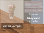 Grindjuostė termoplasto Vox, (88) greysland ąžuolas | Kampas SMART FLEX / IZZI vidinis