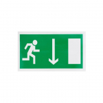 Lipdukas i&scaron;ėjimas į kairę 100x180mm