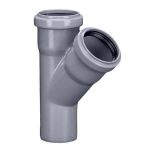 Vidaus kanalizacijos tri&scaron;akis HTplus, &Oslash; 110 / 110 mm, 45&deg;
