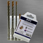 Perforuotas grąžtas BOHRCRAFT SDS-plus QX-4 , pakuotė 5-vnt. 5/6 x 110 mm + 6/ 8/10 x 160 mm/ HB 5 QX-4