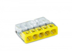 Laidų jungė Wago 2273-205/100 5X0.5-2.5 mm&sup2;, 450 V, 100 vnt.