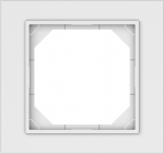 Vienvietis rėmelis VILMA QR1000, mat. baltos spalvos