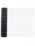 Tvoros tinklas, virintas, 1500 mm, 75x100 mm, &oslash;2,2 mm, 25 m, ZN+RAL7016 (tamsi grafitinė)