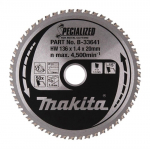 Pjovimo diskas metalui Makita; 136x1,4x20,0 mm; Z50; -15&deg;