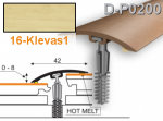 Profilis PVC Myck, 42 mm | klevas1, 2 m