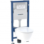 KOMPL UNITAZO GEBERIT DELTA25 RIMFREE