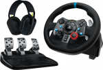 VAIRAS ŽAIDIMŲ LOGITECH G29+AUSINĖS G435 JUODOS