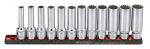 Sonic ilgų briaunuotų galvučių rinkinys 1/2" 12-briaunis 12 vnt. (301204, SONIC)