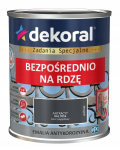 Dekoral, emalis antikorozinis | 0,65 ltr. antracitas, pusiau matinis RAL 7016