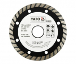 Diskas pjovimo deimantinis (&scaron;lapiam-sausam pjovimui) TURBO Yato | d-180x2.8x22.2mm