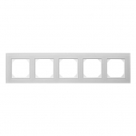 Penkiavietis rėmelis LIREGUS EPSILON, baltas matinis stiklas