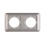 Dvivietis rėmelis VILMA SL250, metalo spalvos