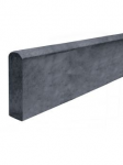 Tvoros pamatas tiesus lygus, betoninis 2500x200x60 mm, grafitinis, impregnuotas