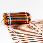 Elektrinis &scaron;ildomų grindų kilimėlis - tinklelis Warmset Black 85 W (85-12)