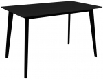 Valgomojo stalas House Nordic Vojens, juodas,120x70x75cm