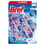 WC valiklis-gaiviklis BREF POWER AKTIV LAVENDER, 3&times;50 g