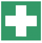 Lipdukas pirmoji pagalba 135x135mm