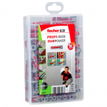 Fischer Kai&scaron;čių DuoPower rinkinys Profi-Box , Fischer 132 vnt.
