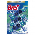 WC valiklis-gaiviklis BREF COLOR AKTIV EUCALYPTUS, 3&times;50 g