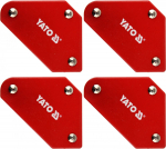 Laikikliai magnetiniai 45&deg; - 90&deg; - 135&deg;, 43x72x12mm, 4 vnt Yato