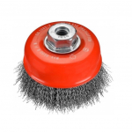 Taurės formos &scaron;epetys gofruota plieninė viela OSBORN (&Oslash; 75 mm;0,30 mm)