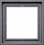 Vienvietis rėmelis LIREGUS MODERN, juodos matinės spalvos