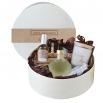 Dovanų rinkinys apvalioje dėžutėje, didelis - Brantmedis