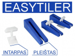 Easytiler plytelių i&scaron;lyginimo sistema | Plei&scaron;tas plytelėms (100 vnt.)