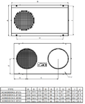 Lauko grotelės COMBI GRID d250 mm, baltos sp.