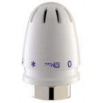 RTL TERMOSTATINIS ELEMENTAS HERZ MINI, temperatūros ribos 25&deg;C...+60&deg;C, balta spalva