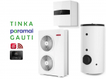 &Scaron;ilumos siurblys Oras-Vanduo Ariston Nimbus R32, Flex, 150 S T Net 16.90 kW &Phi;3, su 190l vandens &scaron;ildytuvu ir Wi-Fi