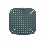 Silikoninis virtuvės kilimėlis L&eacute;ku&eacute;, žalia/pilka, 22.5 cm