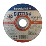 Specialist+ SPECIALIST+ metalo pj.diskas CUTTING, 115x1.0x22 mm