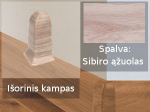 Grindjuostė termoplasto Vox, (101) sibiro ąžuolas | Kampas SMART FLEX / IZZI, i&scaron;orinis
